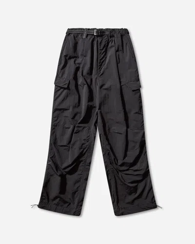 Roa And Wander Garment-dyed Nylon Pants In Black