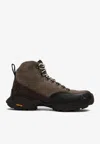 Roa Man Ankle Boots Sage Green Size 8 Leather In Taupe