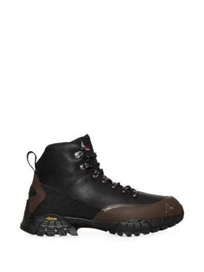 Roa Andreas Leather Hiking Boots In Black