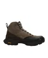 Roa Andreas Taupe Lace Up Boot In Black
