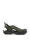Roa Arpy Mesh Microfiber Functional Sandals In Green