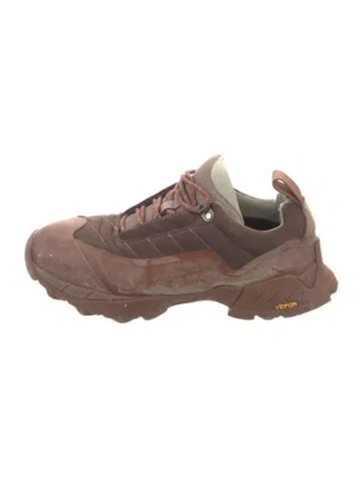 Pre-owned Roa Athletic Sneakers In Brown