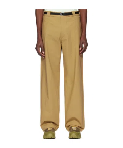 Roa Belt-loop Casual Pants In Nude