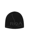 Roa Berretto Con Logo Black In Black