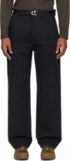Roa Men's Buckle Chino Pant In Black
