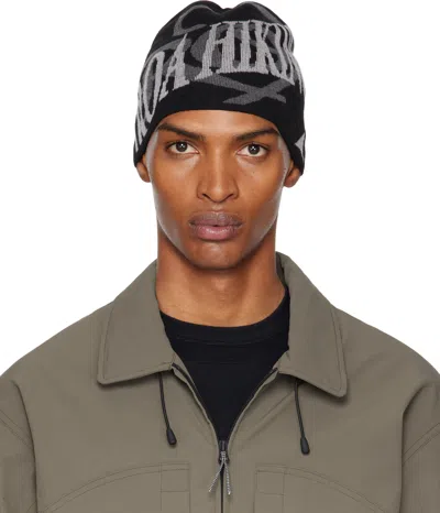 Roa Black 'department' Beanie