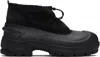 Roa Low Rubber Calf-suede Boots In Multi