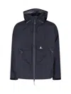 Roa Black Functional Adjustable Hooded Jacket In Black