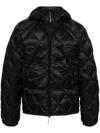 ROA BLACK HOODED QUILTED JACKET