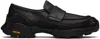 Roa Black Hybrid Loafers In Black