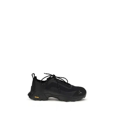 Roa Black Polyester Athletic Sneakers