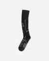 Roa Bones Logo Q-skin Technical Socks In Black