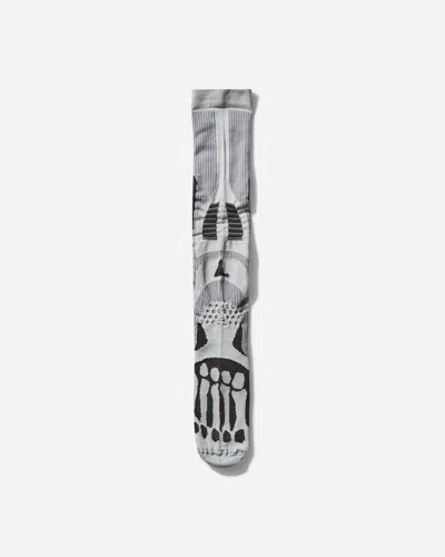 Roa Bones Long Socks Light In Grey