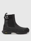 Roa Buckle-detail Chunky Boots In Black