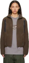 Roa Brown Polartec Fleece Jacket In Brw0023 Dark Brown B