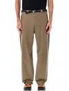 Roa Chino Trousers With Side And Back Pockets In Brown