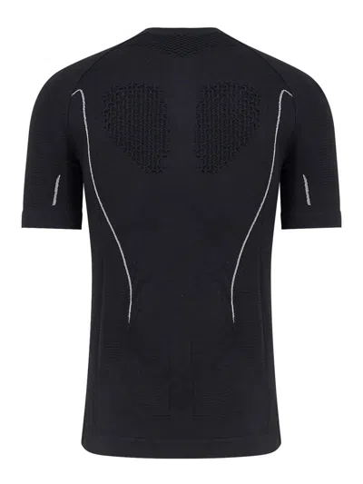Roa T-shirt Seamless In Tessuto Nilit Breeze In Black