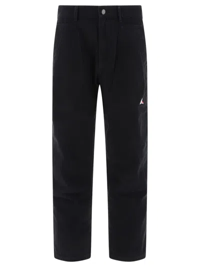 Roa Canvas Trousers In Black