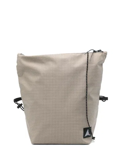 Roa Checked Shoulder Bag In Neutrals