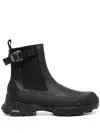 Roa Buckle-detail Chunky Boots In Black
