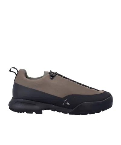 Roa Cingino Lace-up Low-top Sneakers In Brown
