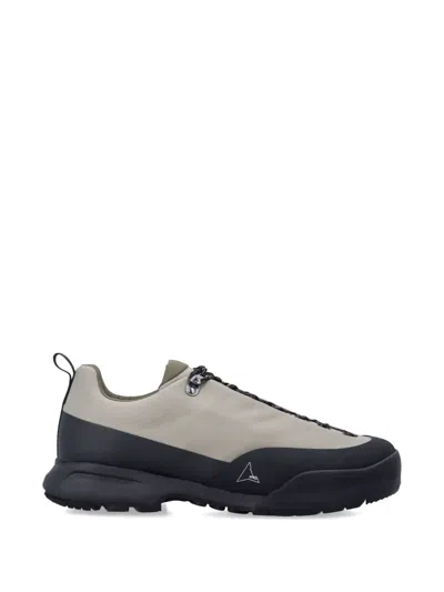 Roa Cingino Technical Fabric And Rubber Sneakers In Neutral