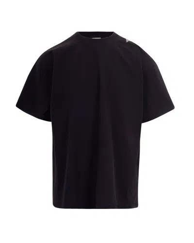 Roa Classic Washed T-shirt For Men In Washed Black
