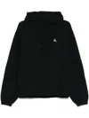 Roa Cotton Hoodie In Black