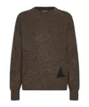 Roa Dropstitch Sweater In Brown