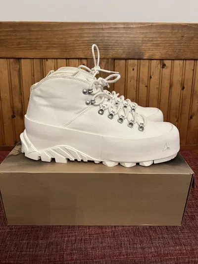 Pre-owned Roa Cvo Boot Off-white