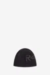 Roa Logo-detail Beanie In Black