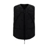 Roa Light Down Vest In Black