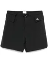 Roa Duty Shorts Shorts In Black Polyamide In Black