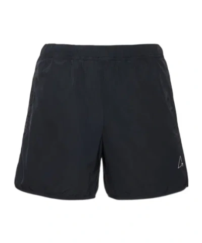 Roa Elastic Waist Swim Trunks In Black