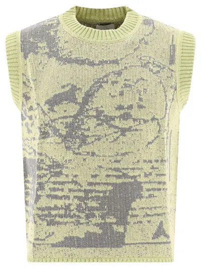 Roa Elk Intarsia-knit Sleeveless Jumper In Multi