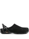 Roa Fedaia Sherpa Mules In Black