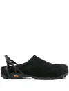Roa Fedaia Sherpa Mules In Black