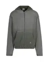 Roa Bee Sun Faded Waffle Sweatshirt In Olive In Gray
