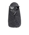 Roa Floweave Plaid Hat In Black