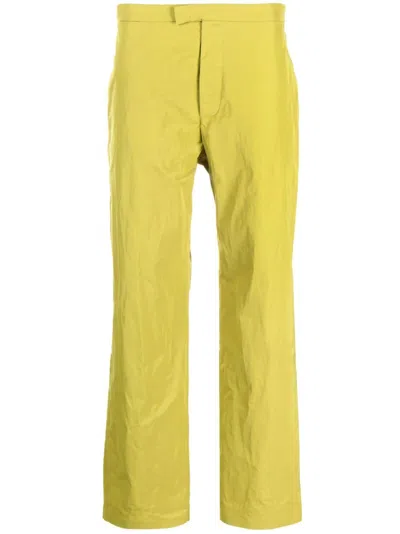 Roa Formal Straight-leg Trousers In Green