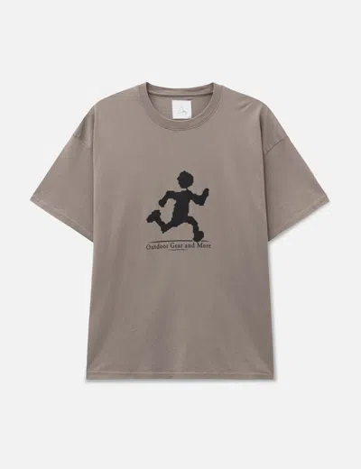 Roa Gear Shadow T-shirt In Gray