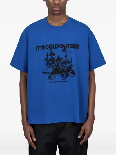 Roa Graphic-print T-shirt In Blue