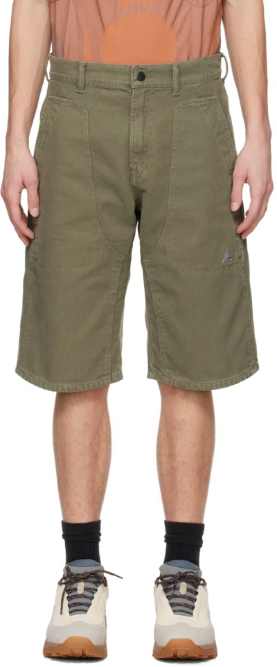 Roa Green Hunting Shorts In Olive