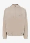 Roa Men Stretch Cotton Sweatshirt With Logo In Neutral