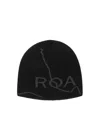 Roa Berretto Con Logo Black In Black