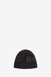 Roa Logo-detail Beanie In Black