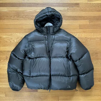 Pre-owned Roa Heavy Down Puffer Jacket In Brown