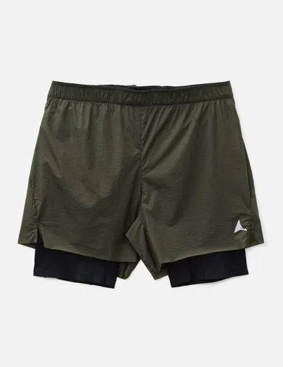 Roa Helder 5 Inch 2-in-1 Running Shorts In Green