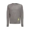 Roa Hemp Crewneck Gray In Black
