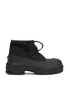 Roa Hiking Low Top Rubber Boot In Black